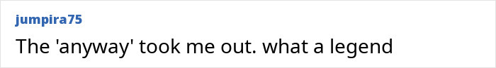 Comment on a post about a woman misgendering a senator, calling her a legend.