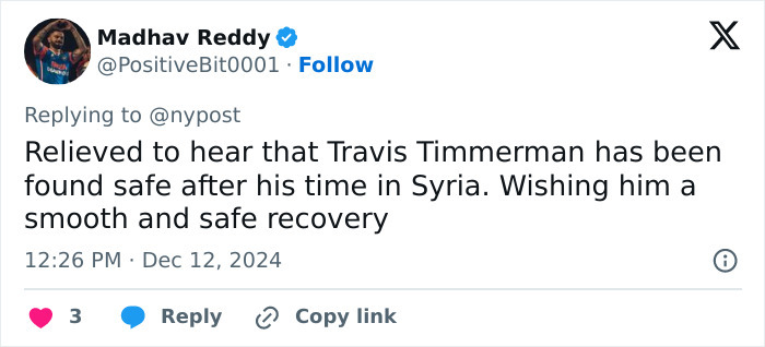 “Feeling Well”: Missing American Found In Syria After Spending 7 Months In Prison