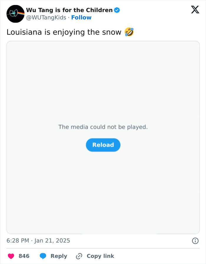 It Was SNOW Much Fun In Louisiana
