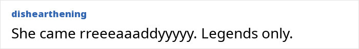 Comment text excitedly praising viral act of misgendering a senator.