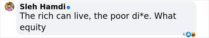 Comment criticizing private firefighters for wildfire protection inequity.