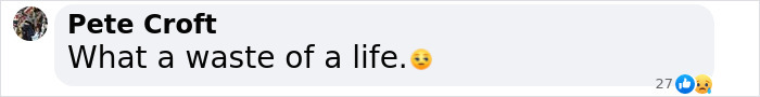 Comment expressing sadness about a loss related to an online challenge.