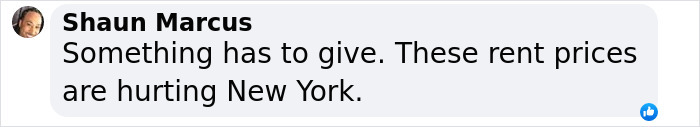 Commentary on New York rent prices affecting local cafes.