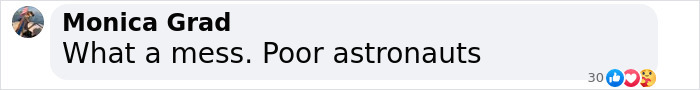Monica Grad expressing frustration over SpaceX delaying astronaut rescue mission.