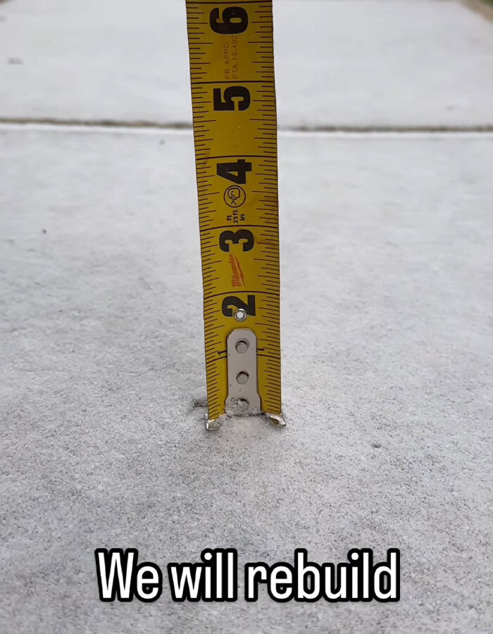 Big Feelings Came With A Teeny Bit Of Snow