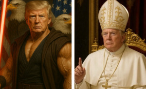 Trump ‘Poses’ With Red Lightsaber On Star Wars Day, Fans Point Out What That Color Actually Means