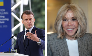 Bizarre Scene As Macron Is Hit By His Wife During ‘Argument’ On Plane