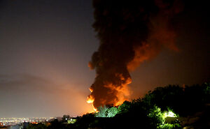 Bizarre Moments As Crowds Celebrate Calmly On Rooftops While Blazing Rockets Tear Toward Israel