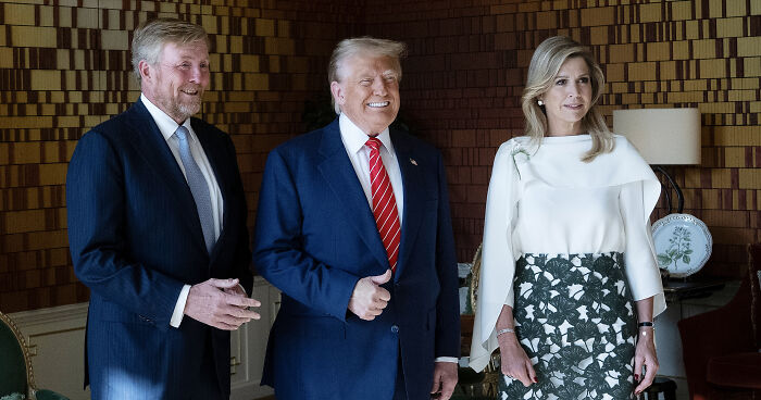 Donald Trump Appears To Be Mocked By Dutch Queen On Live TV For His Facial Expressions
