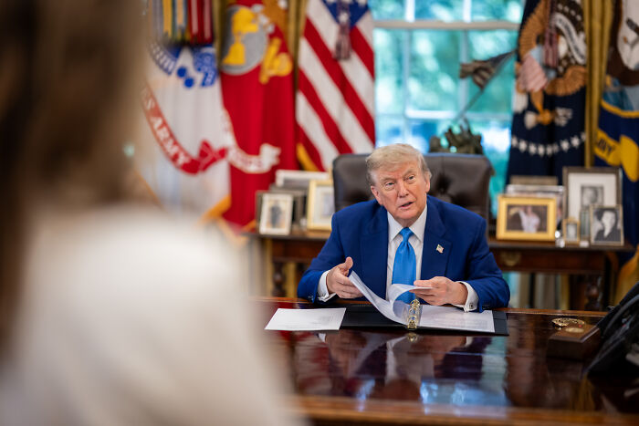 Trump Dodges Tough Question On Texas Flood Deaths By Claiming He “Couldn’t Hear” It