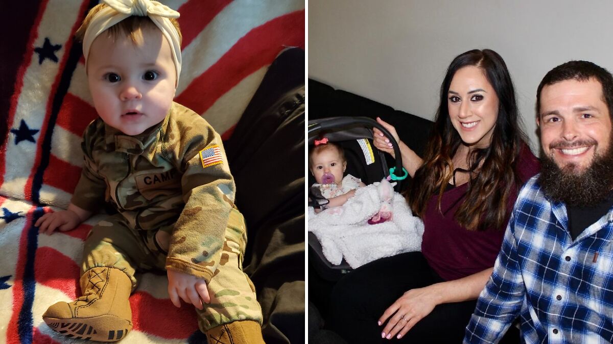 One-year-old baby girl with family in Ohio after aggressive pit bull attack reported by mother.